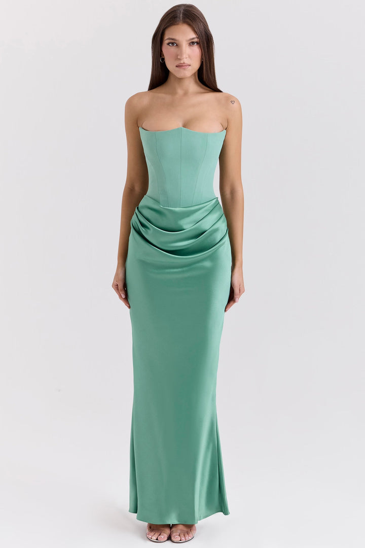 Lanie - Elegancka sukienka maxi