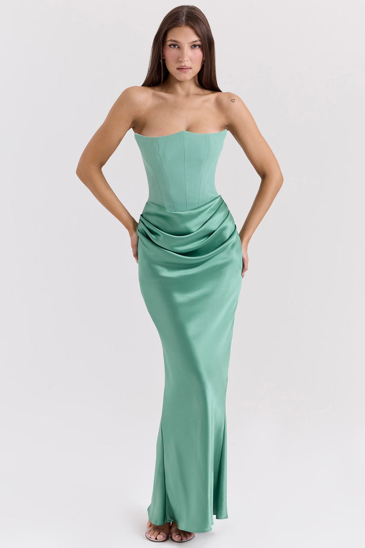 Lanie - Elegancka sukienka maxi