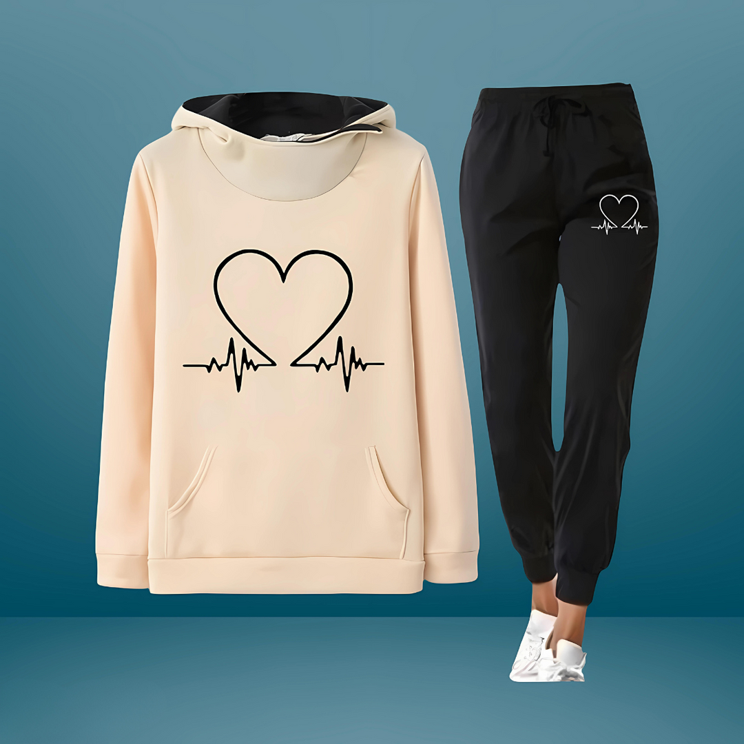 Josie - Stylowy Dres z Serduszkiem