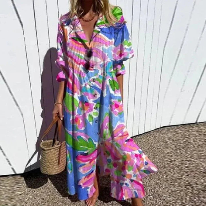 Sasza - Wygodna sukienka boho