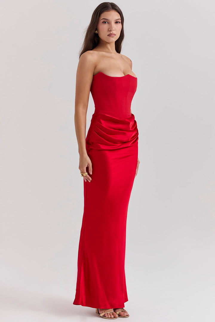 Lanie - Elegancka sukienka maxi