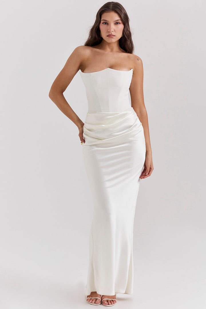 Lanie - Elegancka sukienka maxi