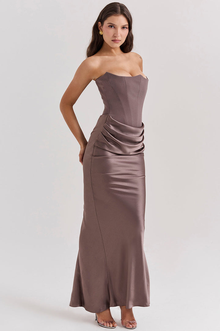 Lanie - Elegancka sukienka maxi