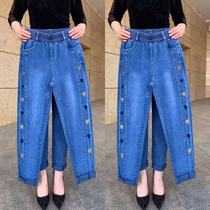 Milana - Stylowe jeansy z elastycznym sercem
