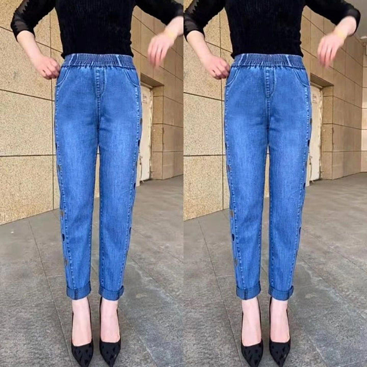 Milana - Stylowe jeansy z elastycznym sercem